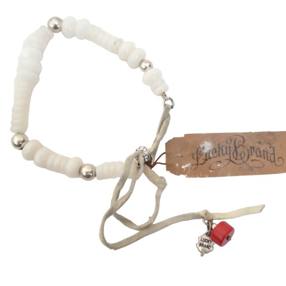 LUCKY BRAND beaded adjustable bracelet NWT - Picture 1 of 5